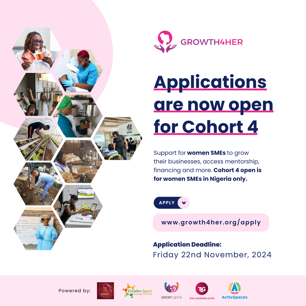 Applications are now open for cohort 4 (1200×1200